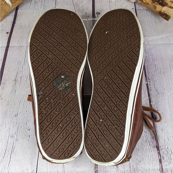 Ugg Vanowen Leather Sneakers - Picture 6 of 9